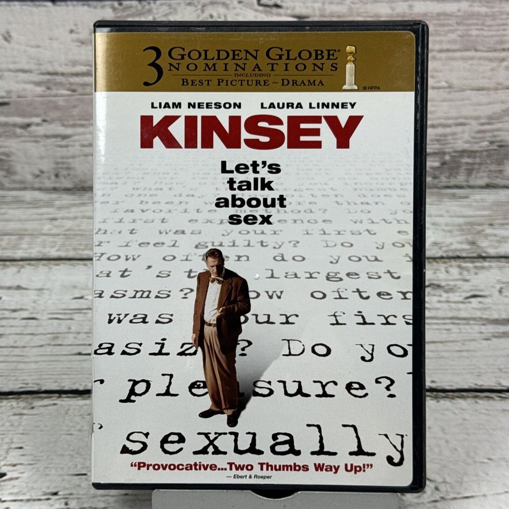 Kinsey (DVD, 2005, Widescreen) Liam Neeson, Laura Linney, Chris O'Donnell